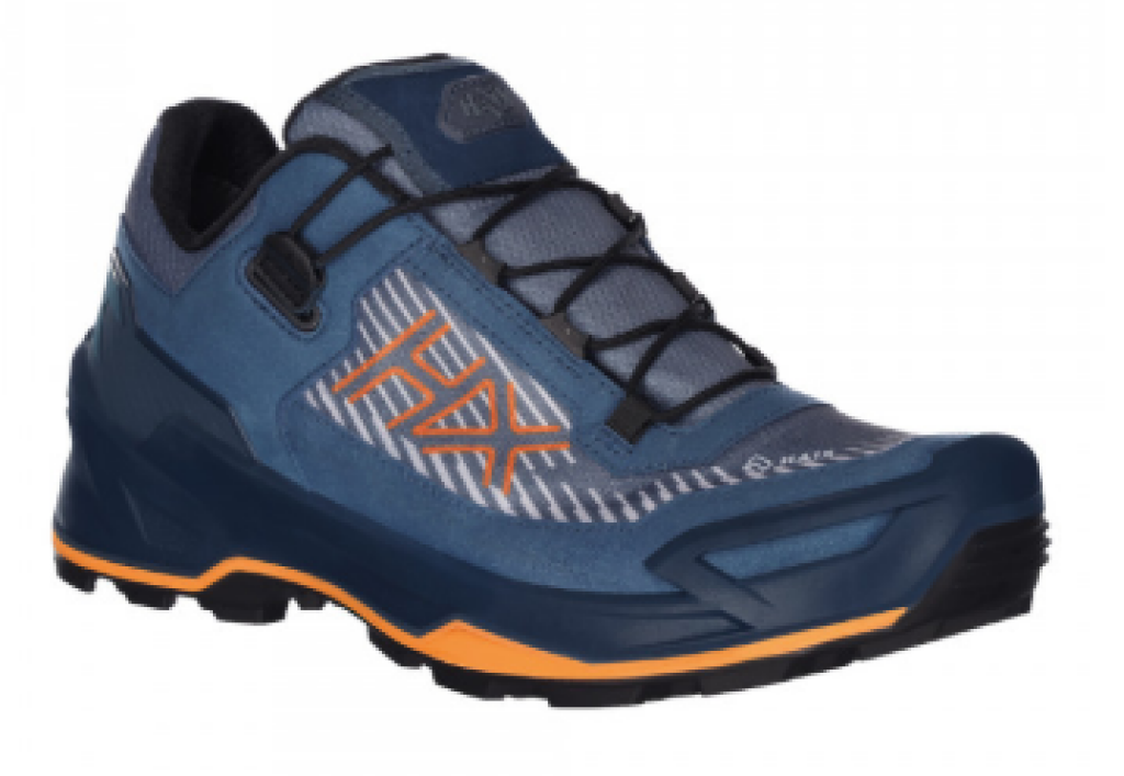  HAIX BLACK EAGLE EVO Adventure GTX low/blue-orange maat 45 UK 10